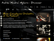 Tablet Screenshot of andreamigliarini.com